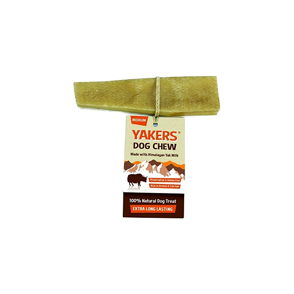 Yakers Dog Chew Medium x 2 - Yak Milk Value Pack of 2 - Save!