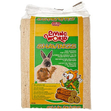 Living world 61233 Pine Shavings, 56 Litre, beige