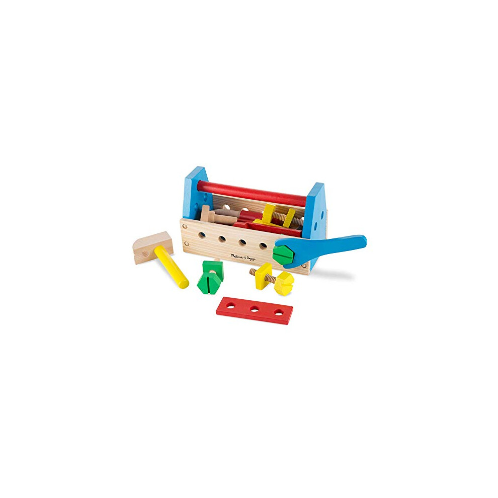 Melissa & Doug Take-Along Tool Kit | Pretend Play | Play Set | 3+ | Gift For Boy Or Girl