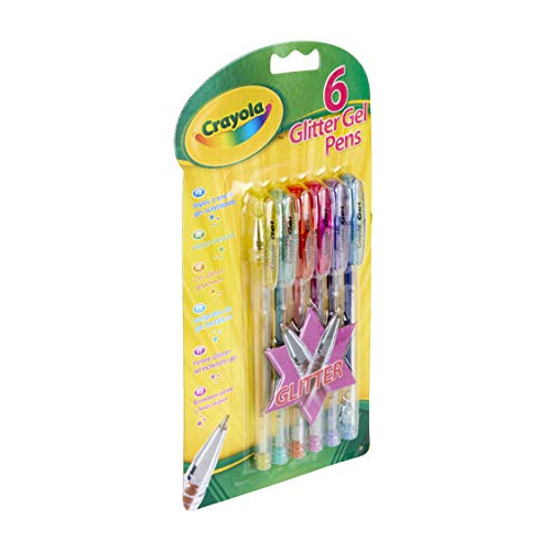 Crayola Crayola Glitter Gel Pens (6 Pack), 37747 2
