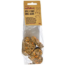 Rosewood Naturals Apple and Pansy Nibble Heart Treats for Small Animals