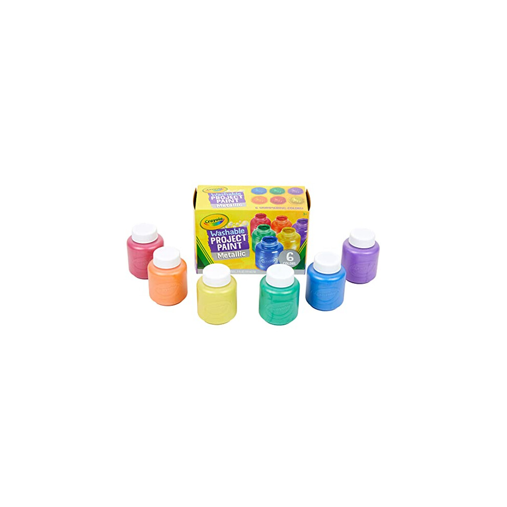 Crayola Paint And Clay Washable Metallic Paints