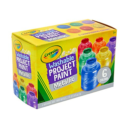 Crayola Crayola Paint and Clay Washable Metallic Paints 1