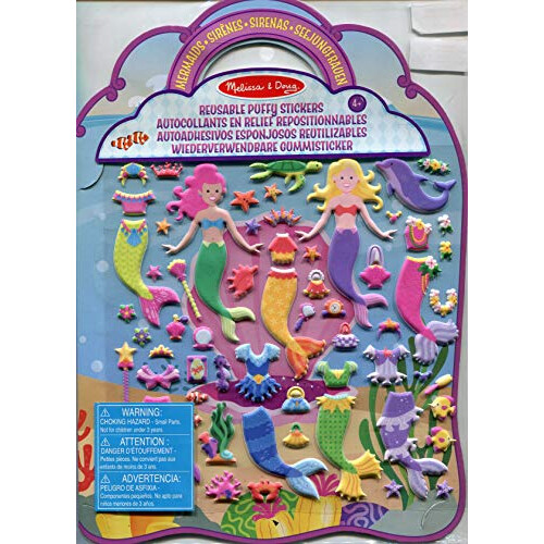 Melissa & Doug Melissa & Doug Puffy Sticker Play Set, Mermaid