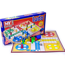 KandyToys M.Y Ludo Game - Traditional Ludo Board Game for Kids & Adults