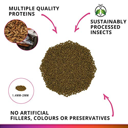 Fluval Fluval Bug Bites Colour Enhancing Fish Food, 125 g 1