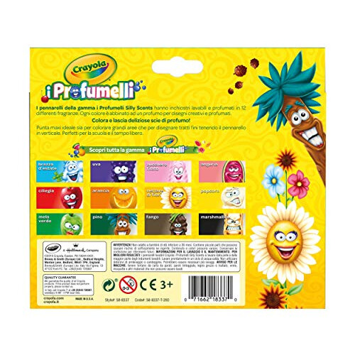 Crayola CRAYOLA Scents Scented Broad Line Markers 12 Pack 1