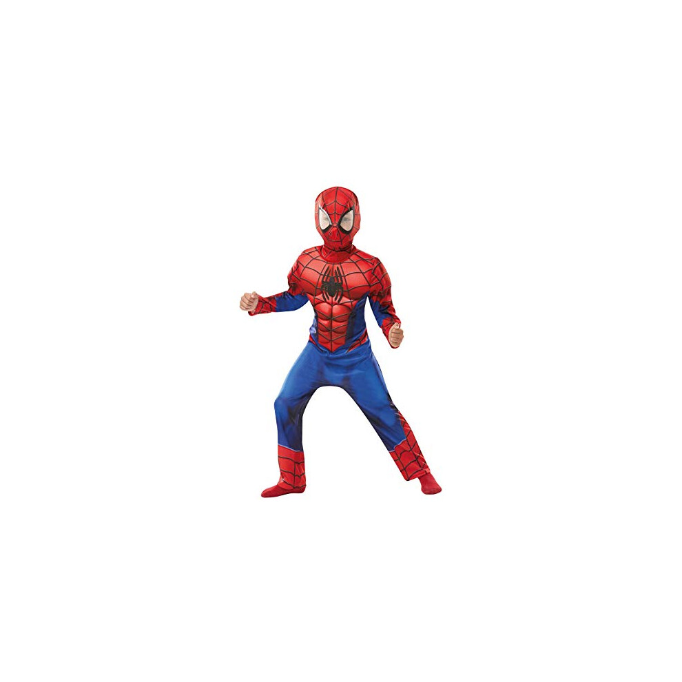 Rubie's Official Marvel Spider-Man, Deluxe Child Costume - Small Age 3-4, Height 104 cm, Red