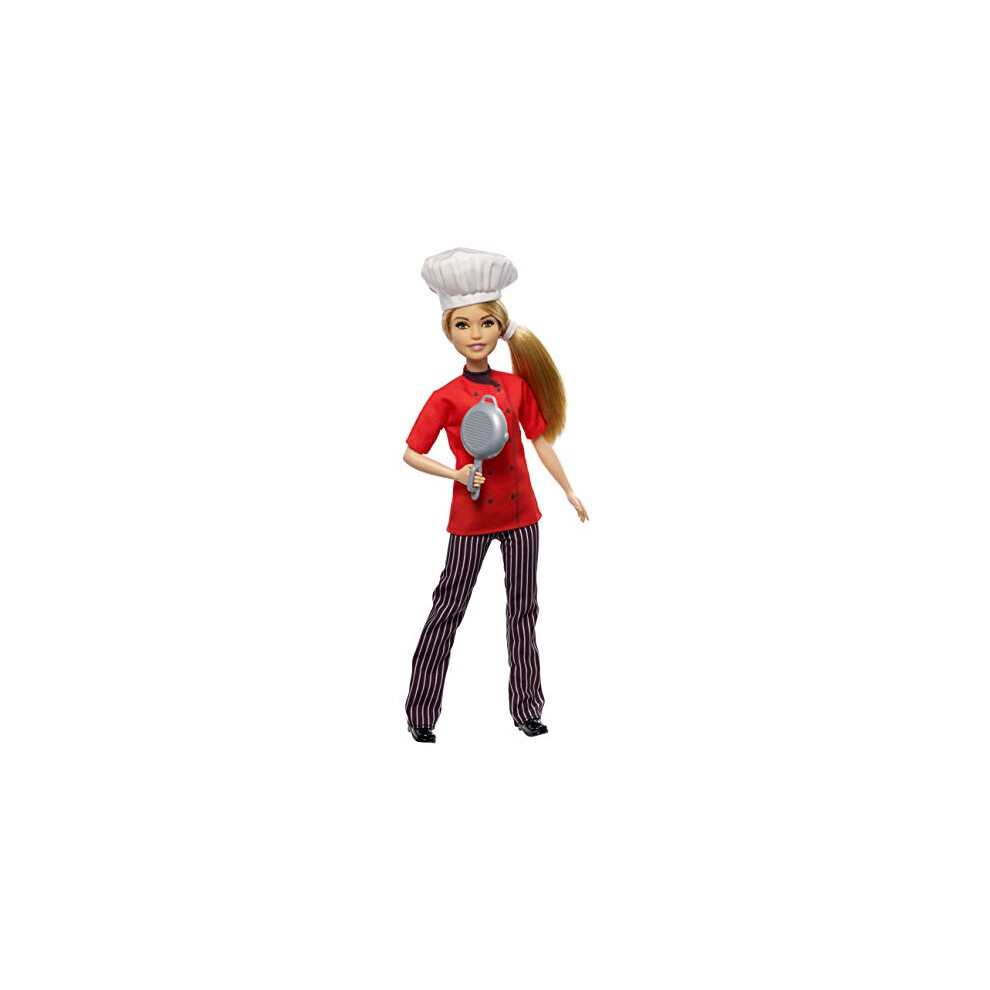 Barbie Chef Doll with Frying Pan