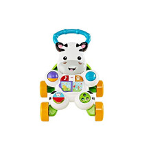 Fisher-Price Learn with Me Zebra Walker Ãââ UK English Edition, Musical Infant Walking Toy