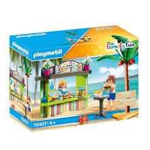 Playmobil 70437 Family Fun Beach Hotel Beach Snack Bar, for Children Ages 4+
