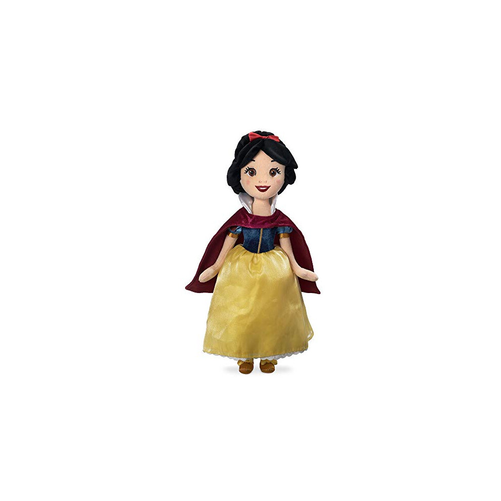 Disney Store Snow White Soft Toy Doll, 46cm/18", Doll Featuring Embroidered Face and a Classic Dress, Suitable for All Ages