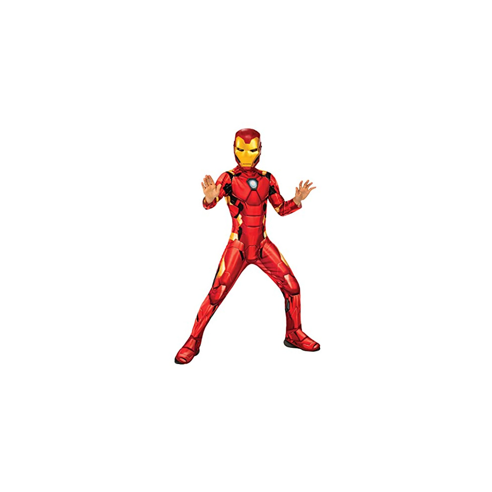 Rubies Official Marvel Avengers Iron Man Classic Childs Costume, Kids Superhero Fancy Dress Medium