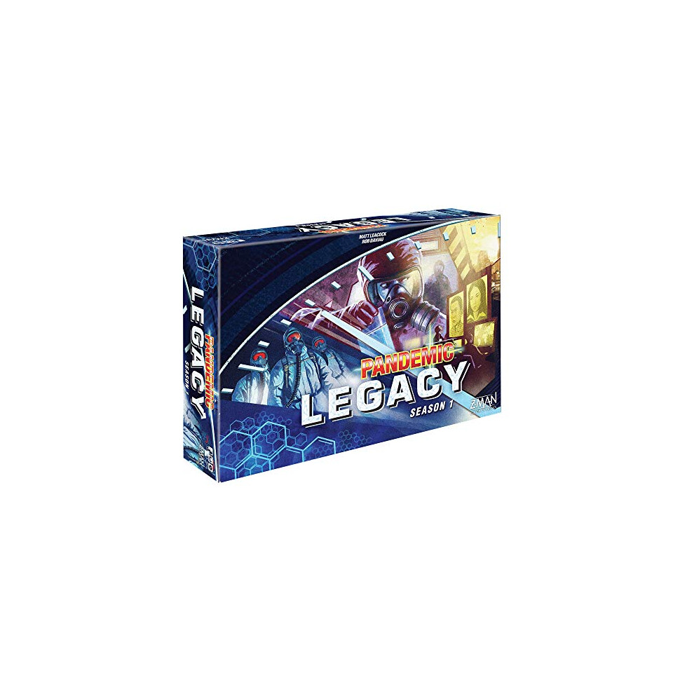 Z-Man Games | Pandemic Legacy Season 1 Blue Edition | Board Game | Ages 13+ | For 2 to 4 Players | 60 Minutes Playing Time