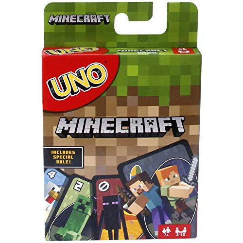 UNO Mattel FPD61 Uno Minecraft Card Game, Multi-Colour