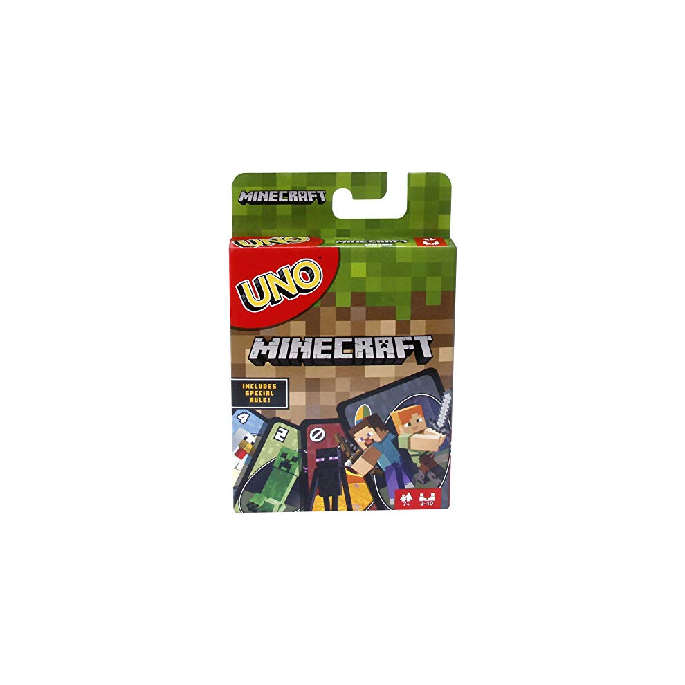 Mattel FPD61 Uno Minecraft Card Game, Multi-Colour