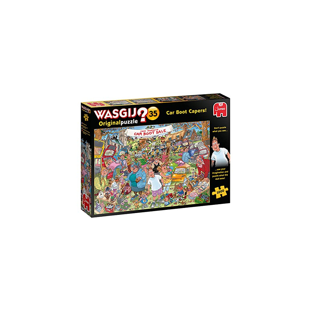 Wasgij Jumbo, Original 35 - Car Boot Capers!, Jigsaw Puzzles For Adults, 1,000 Piece