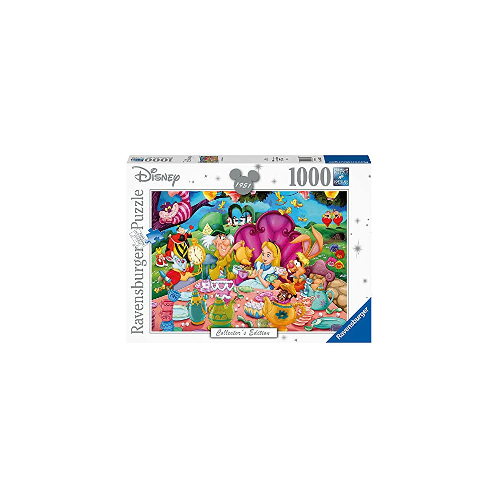 Ravensburger Disney Collector's Edition Alice in Wonderland 1000 Piece Jigsaw Puzzles for Adults & Kids Age 12 Years Up