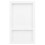 VidaXL vidaXL Shower Niche with 2 Compartments High Gloss White Home Shampoo Shelf 2