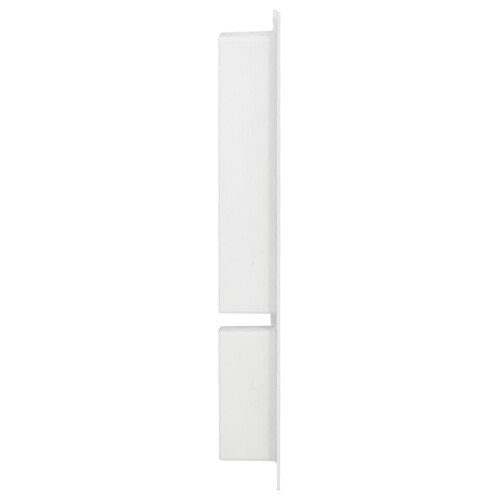 VidaXL vidaXL Shower Niche with 2 Compartments High Gloss White Home Shampoo Shelf 2