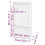 VidaXL vidaXL Shower Niche with 2 Compartments High Gloss White Home Shampoo Shelf 4