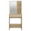 VidaXL (Sonoma oak) vidaXL Dressing Table with LED Makeup Vanity Desk Cosmetic Table Multi Colours 6