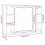 VidaXL vidaXL Spiegelschrank mit LED Sonoma-Eiche 76x15x55 cm 5