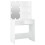VidaXL (White) vidaXL Dressing Table with LED Vanity Table Makeup Vanity Desk Cosmetic Table 3