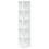 VidaXL vidaXL Corner Cabinet White Engineered Wood Standing Shelf Storage Cabinet 3