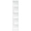 VidaXL vidaXL Corner Cabinet White Engineered Wood Standing Shelf Storage Cabinet 6