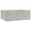 VidaXL vidaXL Floating Nightstand Concrete Grey Engineered Wood Wall-mounted Table 3
