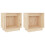 VidaXL (brown, 2) vidaXL 1/2x Solid Wood Pine Bedside Cabinet Storage Side Table Multi Colours 3