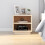 VidaXL (brown, 2) vidaXL 1/2x Solid Wood Pine Bedside Cabinet Wooden Side Table Multi Colours 4