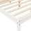 VidaXL (white, 120 x 190 cm) vidaXL Bed Frame Bedroom Bed Base Matress Foundation Bedstead Solid Wood Pine 15