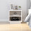 VidaXL (white, 2) vidaXL 1/2x Solid Wood Pine Bedside Cabinet Wooden Side Table Multi Colours 4