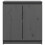 VidaXL vidaXL Solid Pinewood Side Cabinet Grey Home Sideboard Wooden Storage Cabinet 6