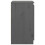 VidaXL vidaXL Solid Pinewood Side Cabinet Grey Home Sideboard Wooden Storage Cabinet 8