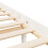VidaXL (white, 90 x 190 cm) vidaXL Bed Frame Bedroom Bed Base Matress Foundation Bedstead Solid Wood Pine 9