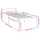 VidaXL (white, 90 x 190 cm) vidaXL Bed Frame Bedroom Bed Base Matress Foundation Bedstead Solid Wood Pine 11