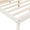 VidaXL (white, 90 x 190 cm) vidaXL Bed Frame Bedroom Bed Base Matress Foundation Bedstead Solid Wood Pine 8