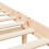 VidaXL (brown, 4ft small double) vidaXL Bed Frame Bedroom Bed Base Matress Foundation Bedstead Solid Wood Pine 9