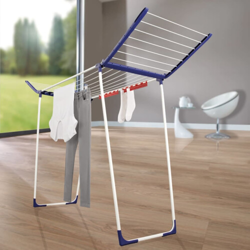 Leifheit 81650 Floor-standing rack Blue  White 2