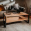 Finori Coffee Table Artisan Oak and Anthracite Grey Side Accent Couch Table 4