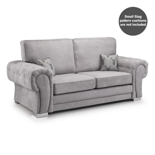 (Grey, 3 Seater) Milan Fullback Corner Sofa Range