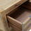 VidaXL vidaXL Solid Wood Acacia Nightstand with Drawer Bedside End Table Cabinet 5