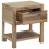 VidaXL vidaXL Solid Wood Acacia Nightstand with Drawer Bedside End Table Cabinet 2
