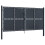 vidaXL Gartentor aus Stahl 300 x 125 cm Anthrazit 2