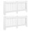 VidaXL vidaXL 2x Radiator Covers White MDF 172cm Heating Shelf Cabinet Accessory 2
