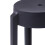 VidaXL vidaXL 4x Stackable Stools Black Plastic Kitchen Dining Room Counter Seat 6