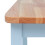 VidaXL vidaXL 4x Solid Rubber Wood Dining Chairs Grey and Light Wood Kitchen Seating 6